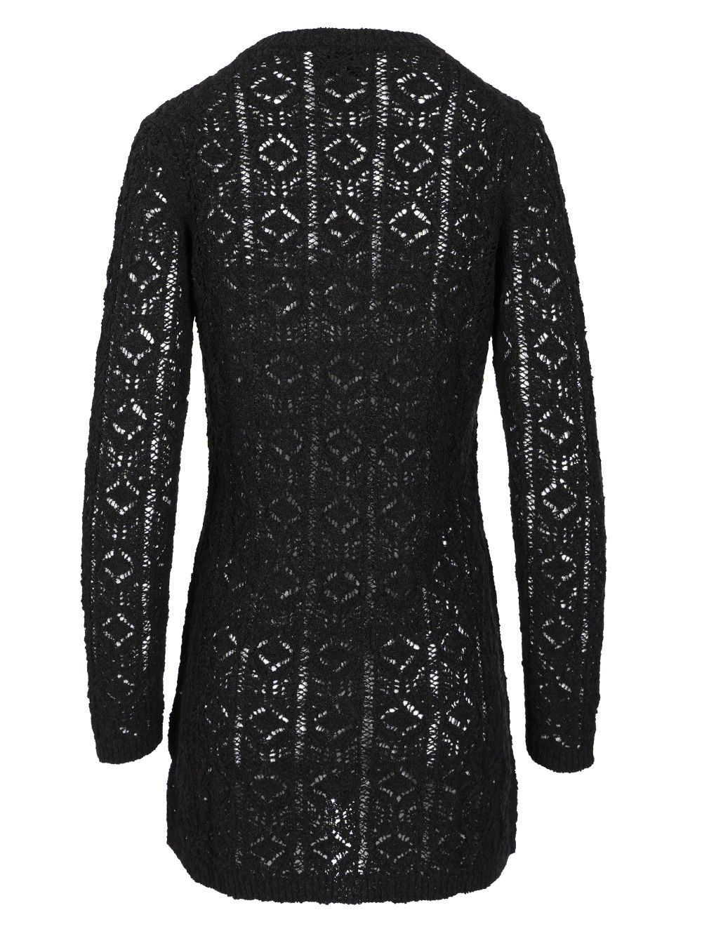 [LOULOU STUDIO] Long sleeve dress SS25 EVANBLACK