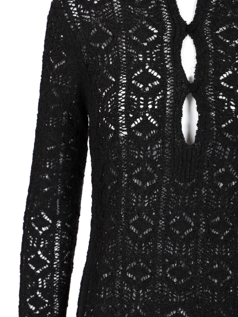 [LOULOU STUDIO] Long sleeve dress SS25 EVANBLACK