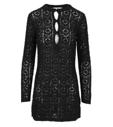 [LOULOU STUDIO] Long sleeve dress SS25 EVANBLACK