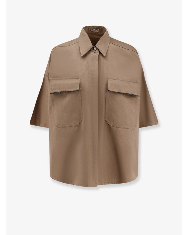 [Brunello Cucinelli] Shirts Short Sleeve SS26 ML597EM906C631