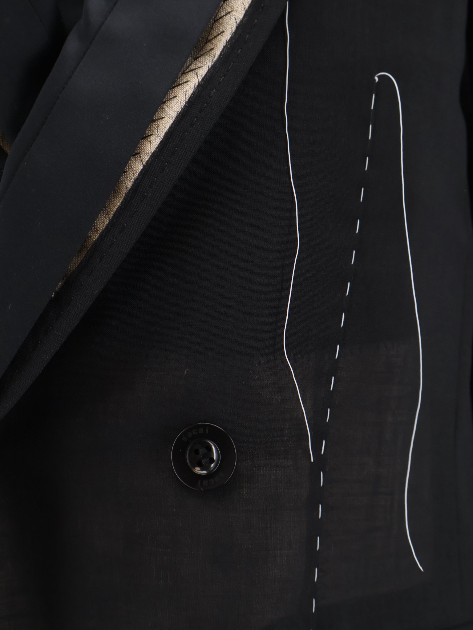 [Sacai] Blazer SS26 A201130PFAH9XX