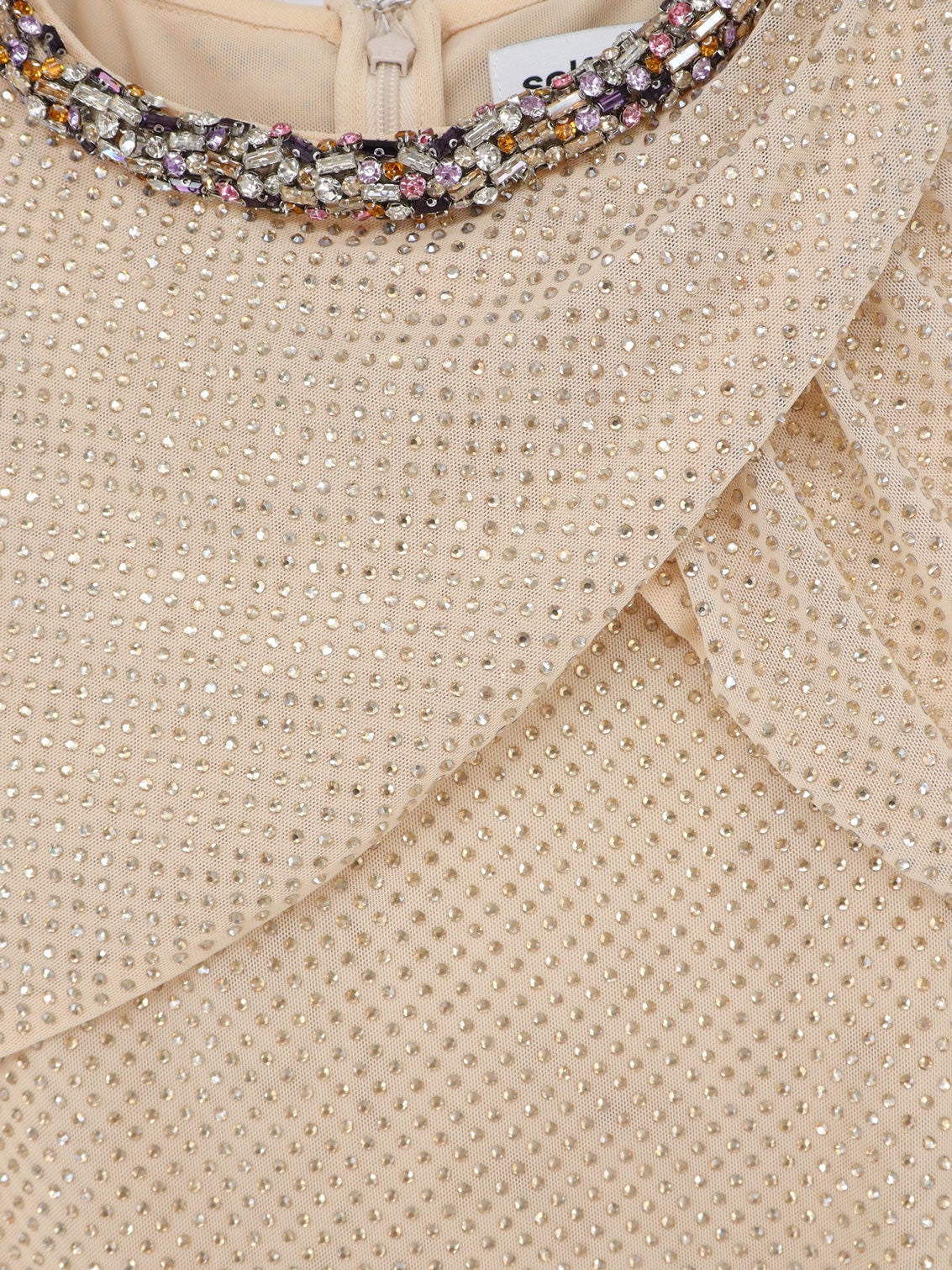 [SELF PORTRAIT] Dress SS26 RS26502XCHCHAMPAGNE