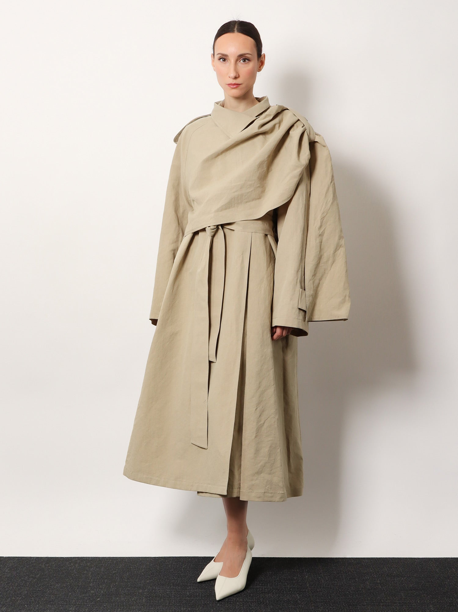 [R2W] Trench Coat SS26 ROCTEB11134NKHAKIBEIGE