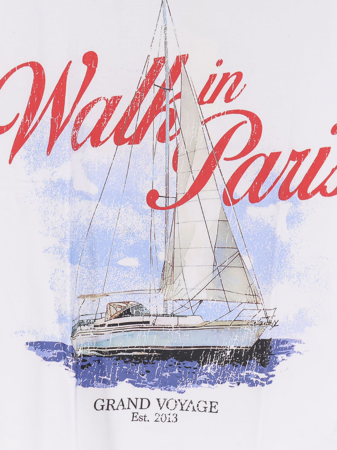 [WALK IN PARIS] T-shirts Short Sleeve SS26 WALKINPARISGRANVOYAGEWHITE