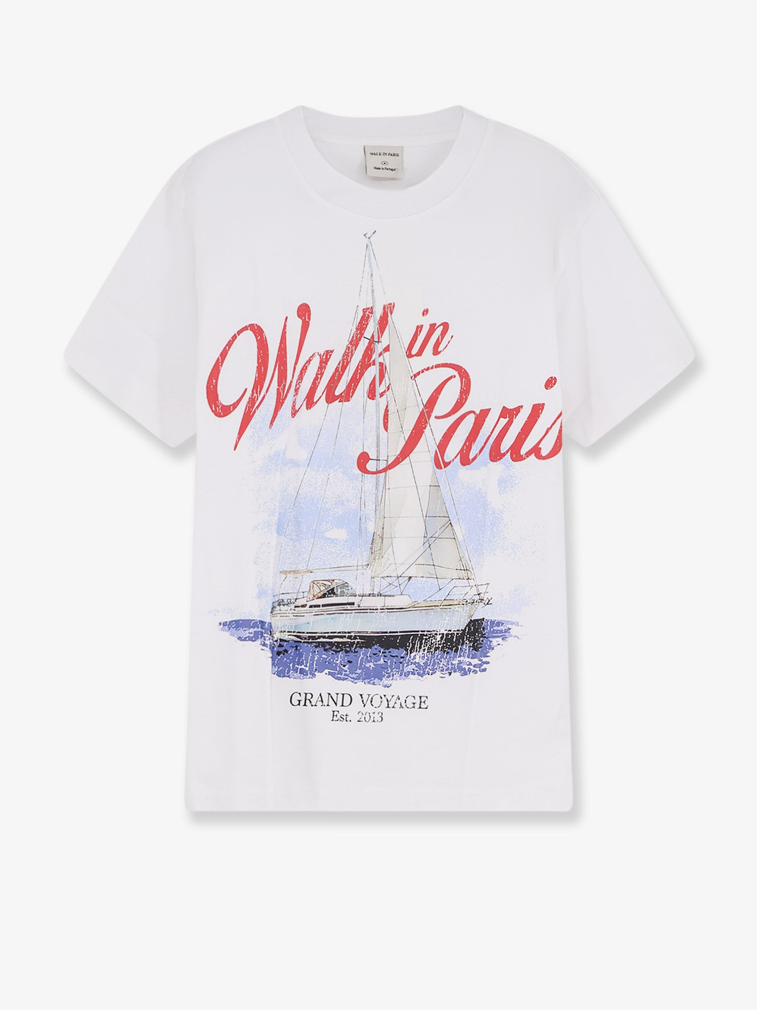 [WALK IN PARIS] T-shirts Short Sleeve SS26 WALKINPARISGRANVOYAGEWHITE