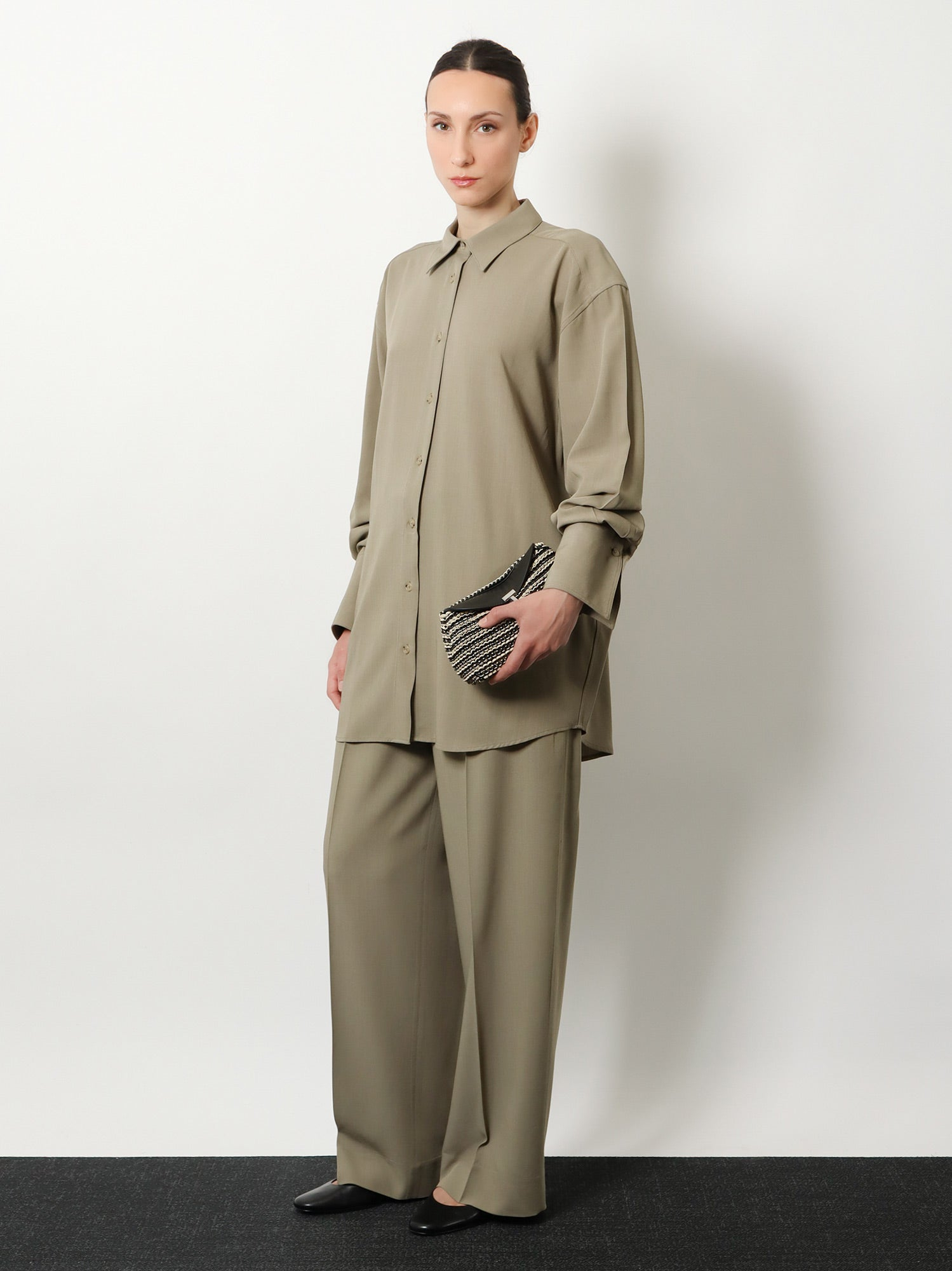 [TOTEME] Shirts Long Sleeve SS26 254WRT0607FB0475079