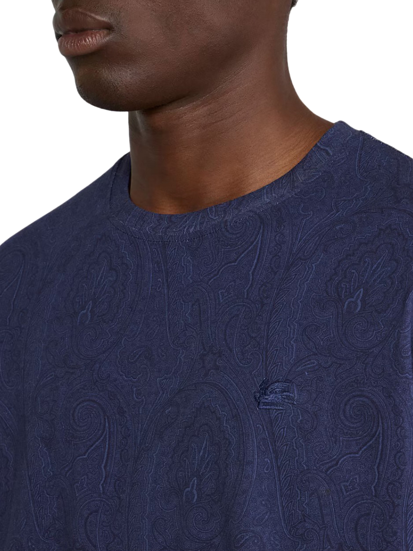 [Etro] T-shirts Short Sleeve FW26 MRMA0002AK17DB0065 BLUE