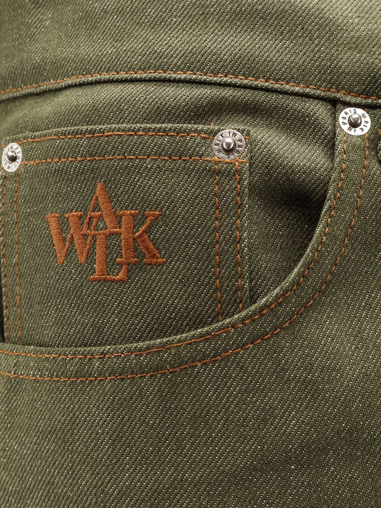 [WALK IN PARIS] Trousers SS26 THEEGARDENERSGREENDENIMGREEN