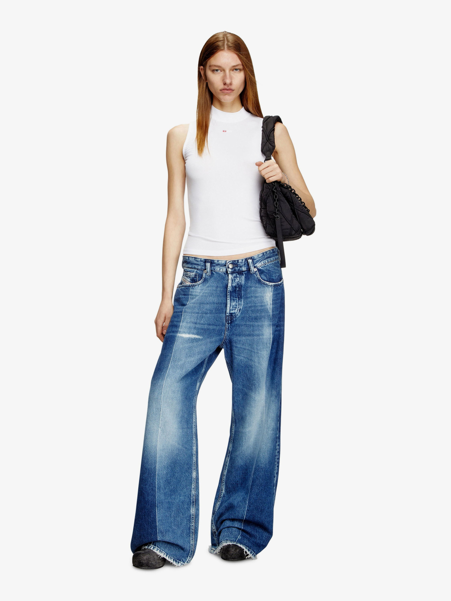 [Diesel] T-shirts Sleeveless SS26 A103970BLAN100