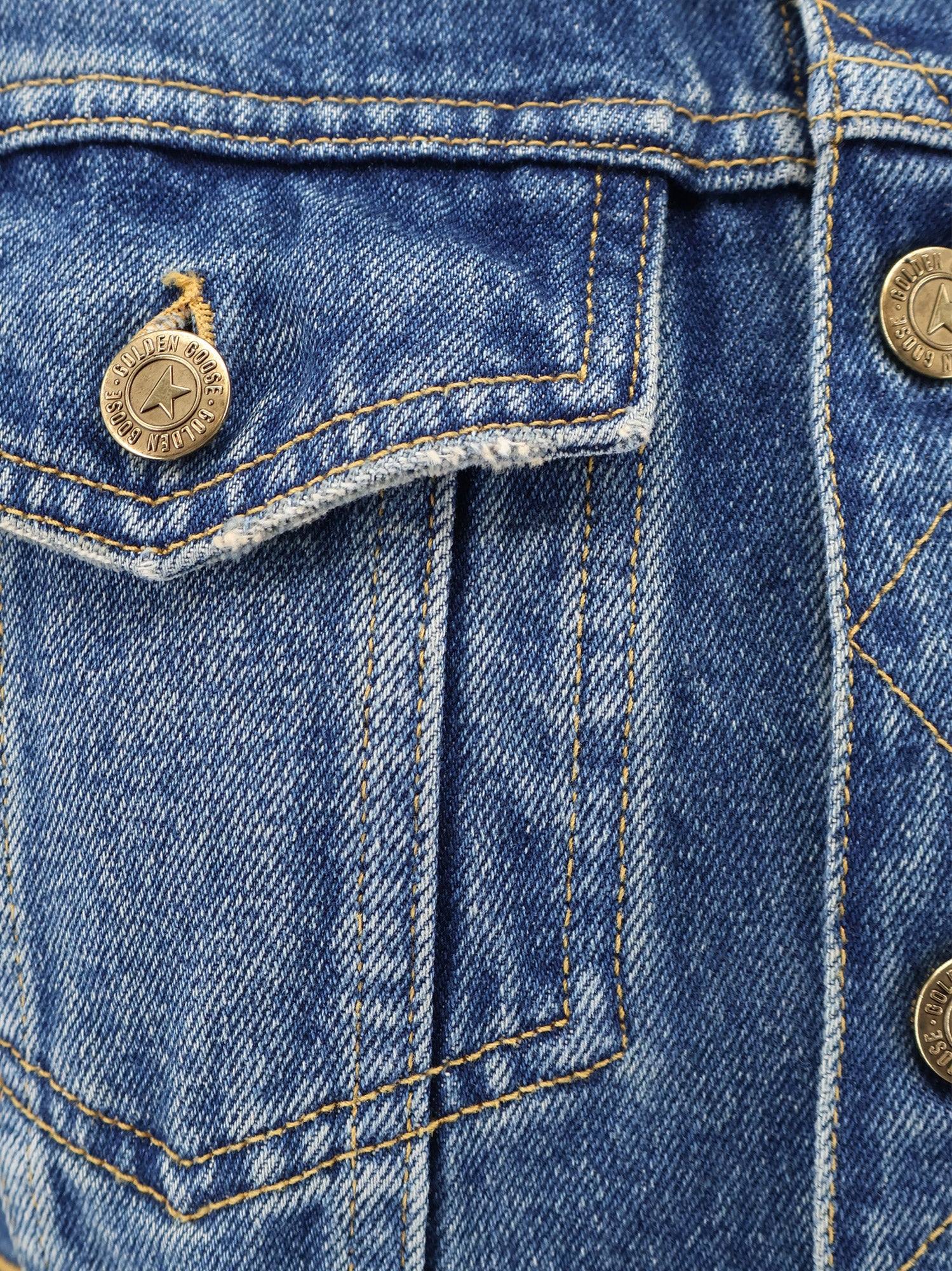 [GOLDEN GOOSE DELUXE BRAND] Denim Jacket SS26 GWP00846P00062150100