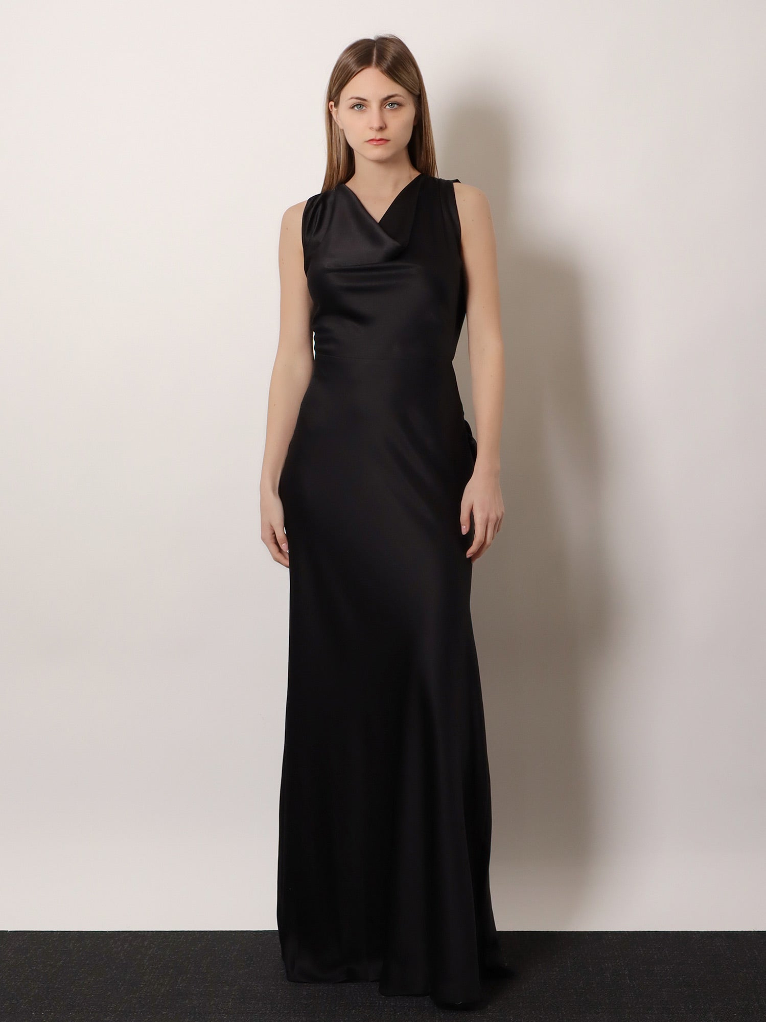 [ACTUALEE] Sleeveless dress SS26 16154AB4108BLACK