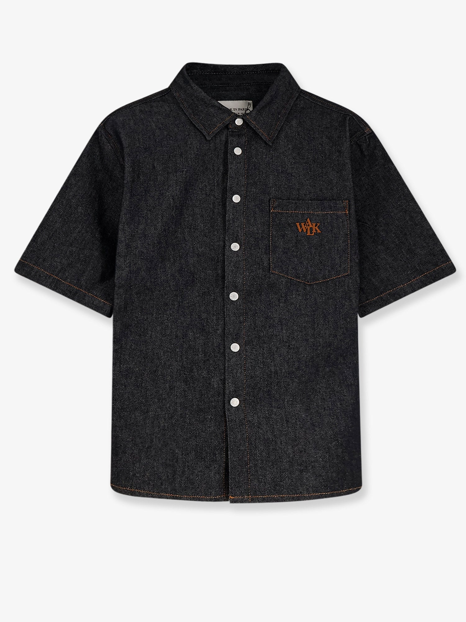 [WALK IN PARIS] Shirts Short Sleeve SS26 RAWDENIMSHIRTBLEU