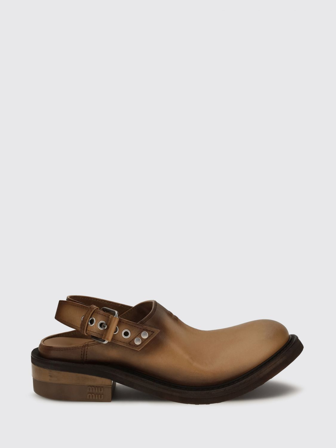 [Miu Miu] Flat shoes SS26 5R667EFA0455OD F0054