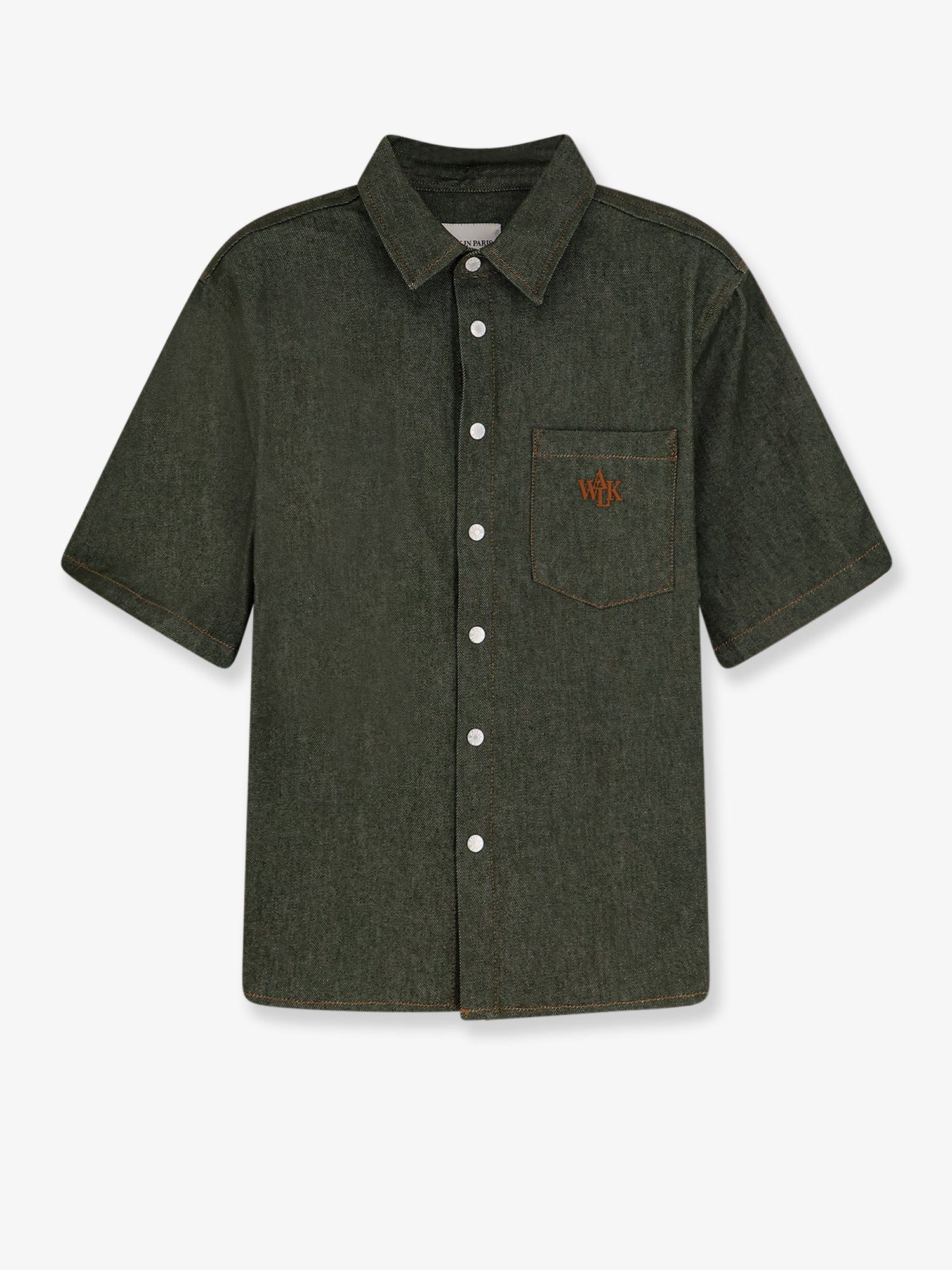 [WALK IN PARIS] Shirts Short Sleeve SS26 GREENDENIMGREEN