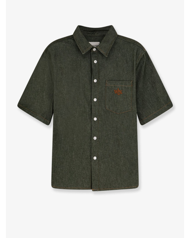 [WALK IN PARIS] Shirts Short Sleeve SS26 GREENDENIMGREEN