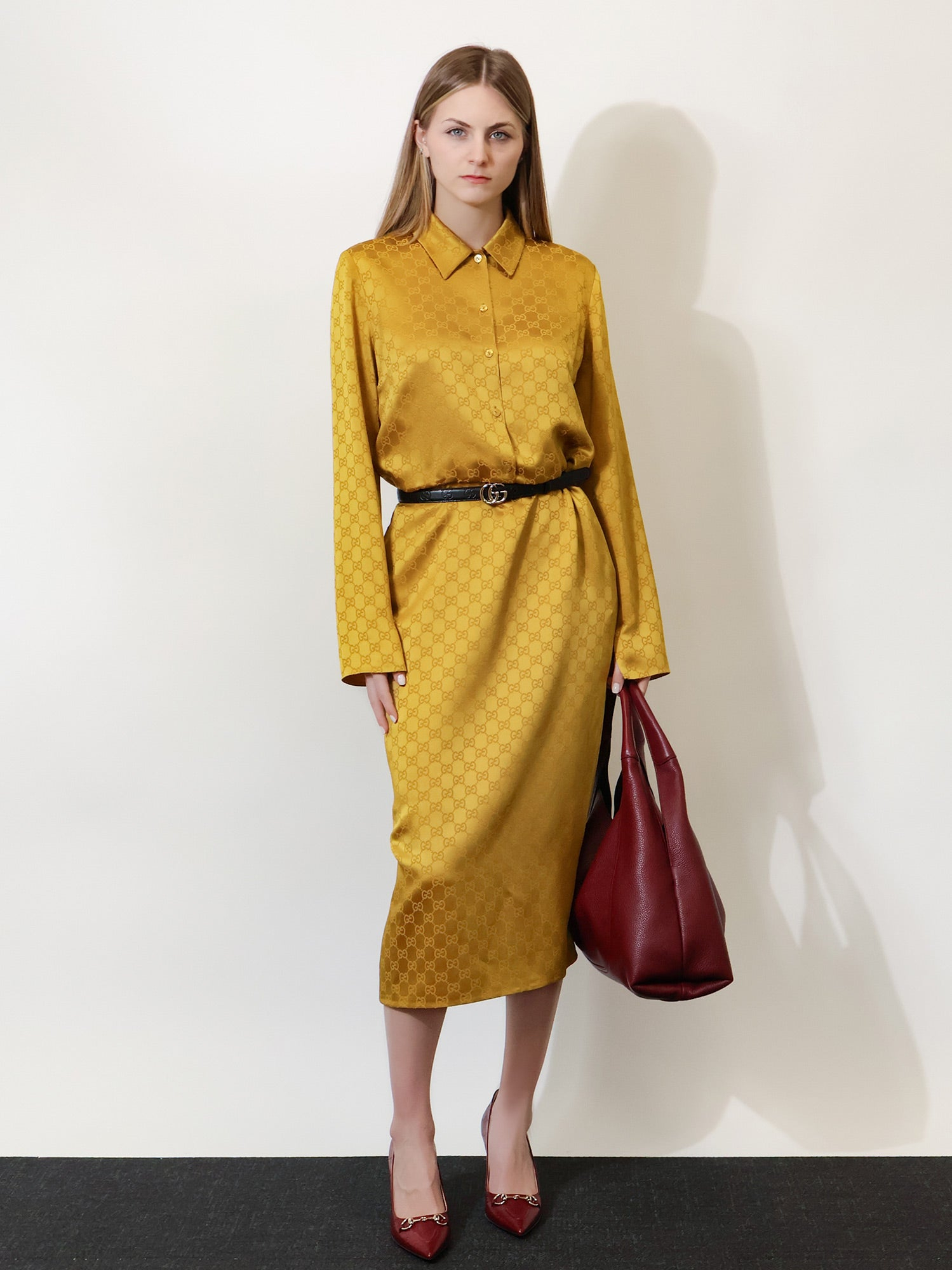 [Gucci] Long sleeve dress SS26 853070ZAQKJ2002