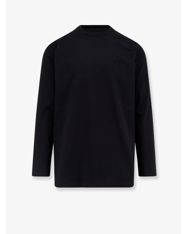 [adidas Y-3] T-shirts Long Sleeve SS26 KQ9778Black