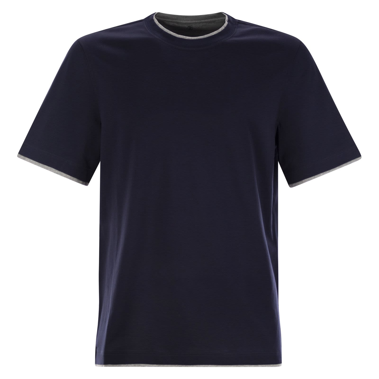 [Brunello Cucinelli] T-shirts Short Sleeve CO M0B137427 CD325