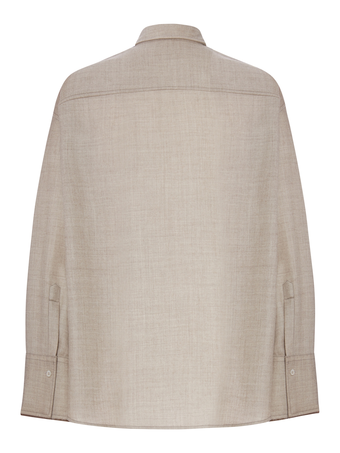 [Brunello Cucinelli] Shirts Long Sleeve FW26 MP550M1M06C1131 BEIGE