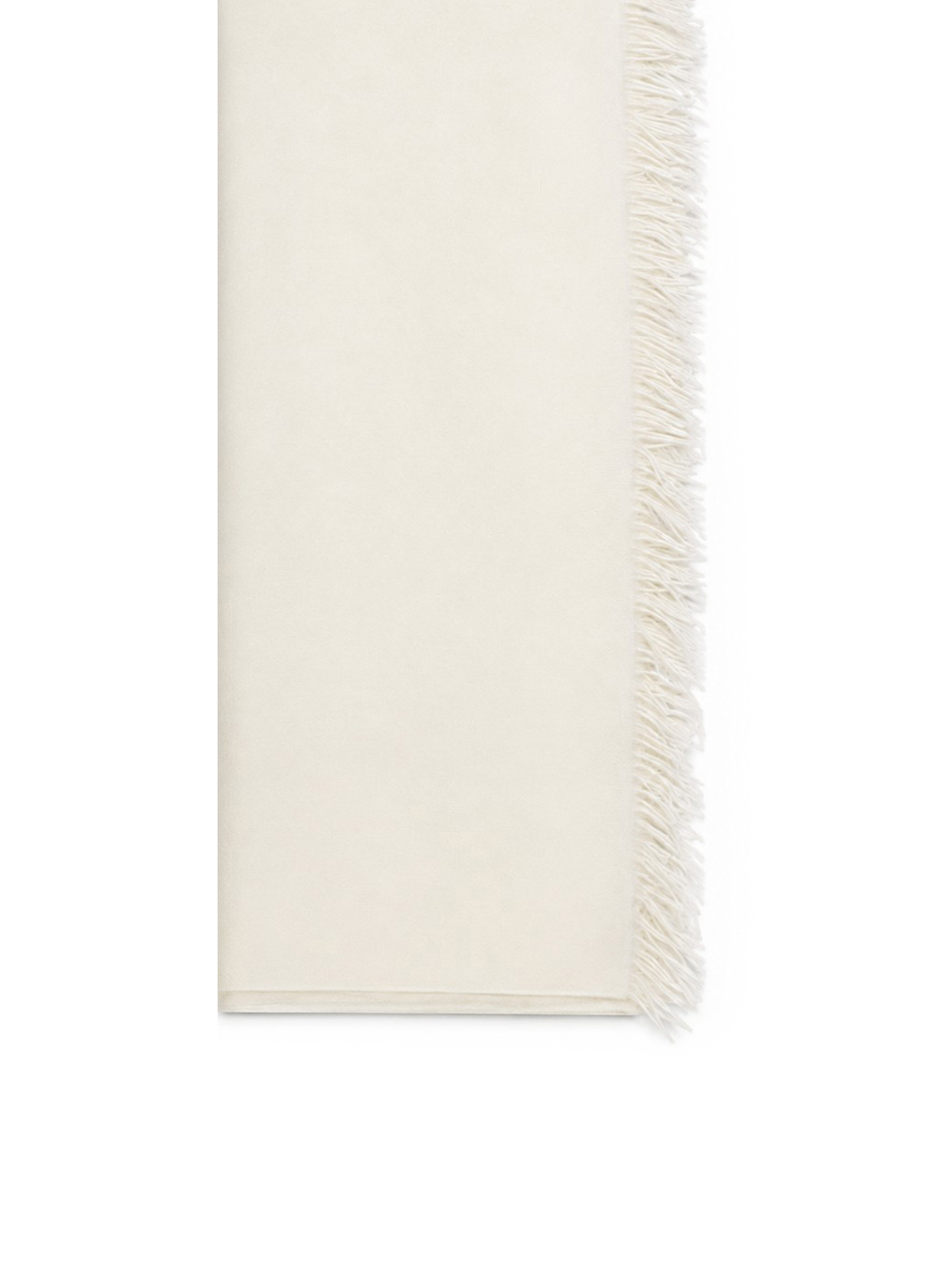 [Brunello Cucinelli] Scarf FW26 MSC924059PC9736 WHITE BEIGE