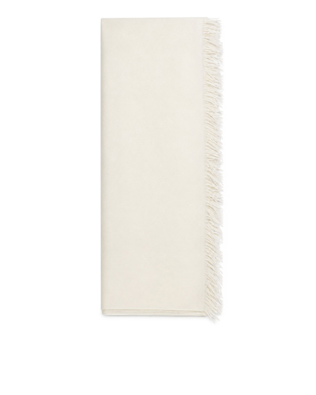 [Brunello Cucinelli] Scarf FW26 MSC924059PC9736 WHITE BEIGE