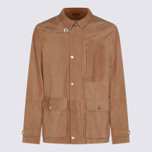 [Brunello Cucinelli] Leather Jacket SS26 MPCFN2066C8540