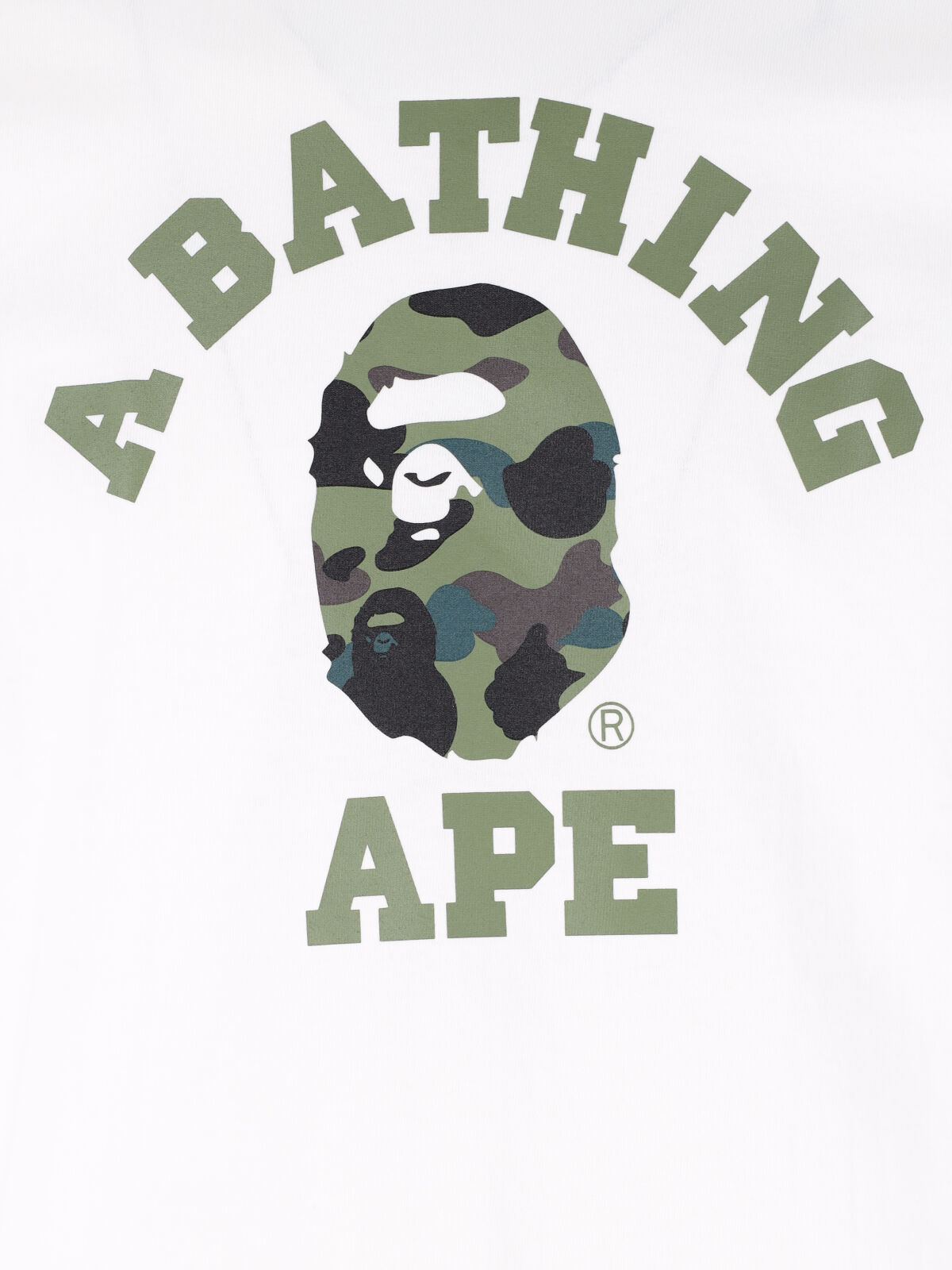 [BAPE] T-shirts Short Sleeve SS26 001TEM301013MWHITE X GREEN