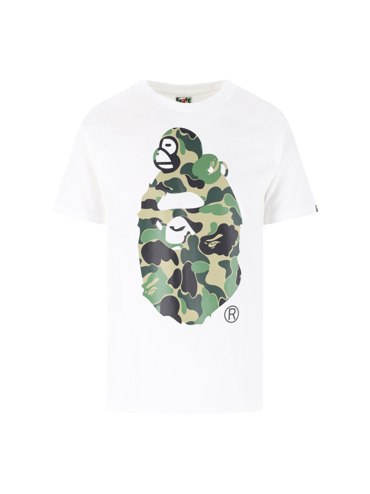 [BAPE] T-shirts Short Sleeve SS26 002TEM301003MWHITE X GREEN