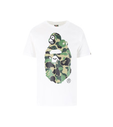 [BAPE] T-shirts Short Sleeve SS26 002TEM301003MWHITE X GREEN