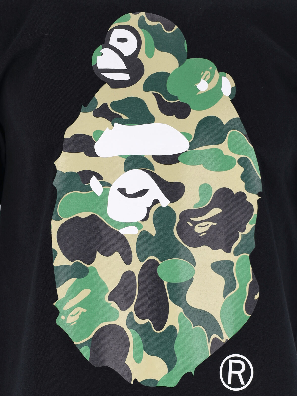 [BAPE] T-shirts Short Sleeve SS26 002TEM301003MBLACK X GREEN