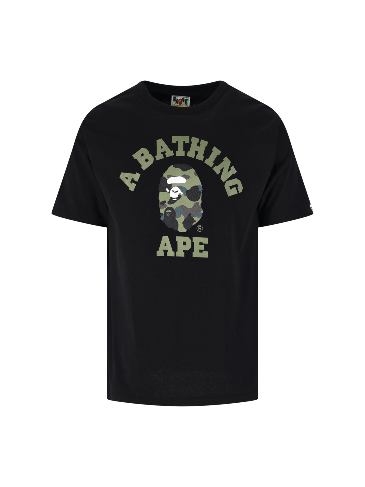 [BAPE] T-shirts Short Sleeve SS26 001TEM301013MBLACK X GREEN