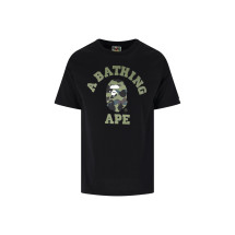 [BAPE] T-shirts Short Sleeve SS26 001TEM301013MBLACK X GREEN