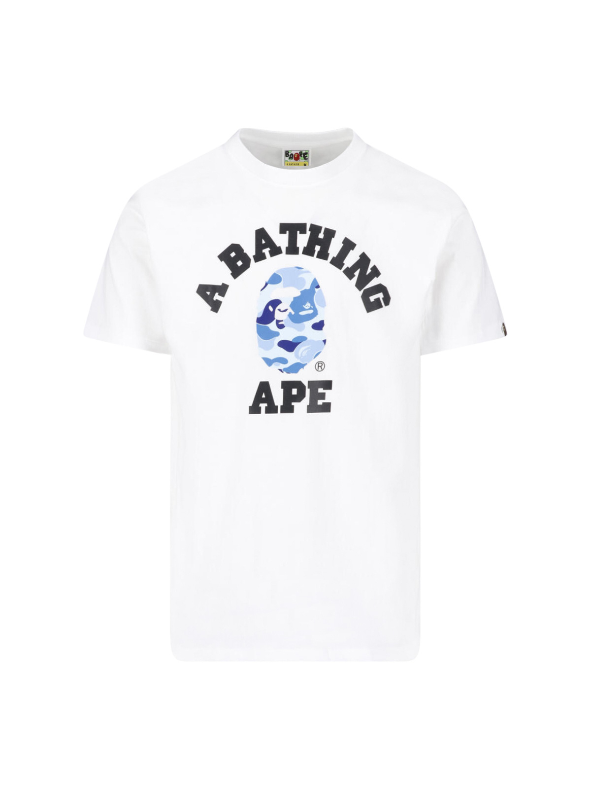 [BAPE] T-shirts Short Sleeve SS26 001TEM301004MWHITE X BLUE