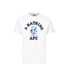 [BAPE] T-shirts Short Sleeve SS26 001TEM301004MWHITE X BLUE