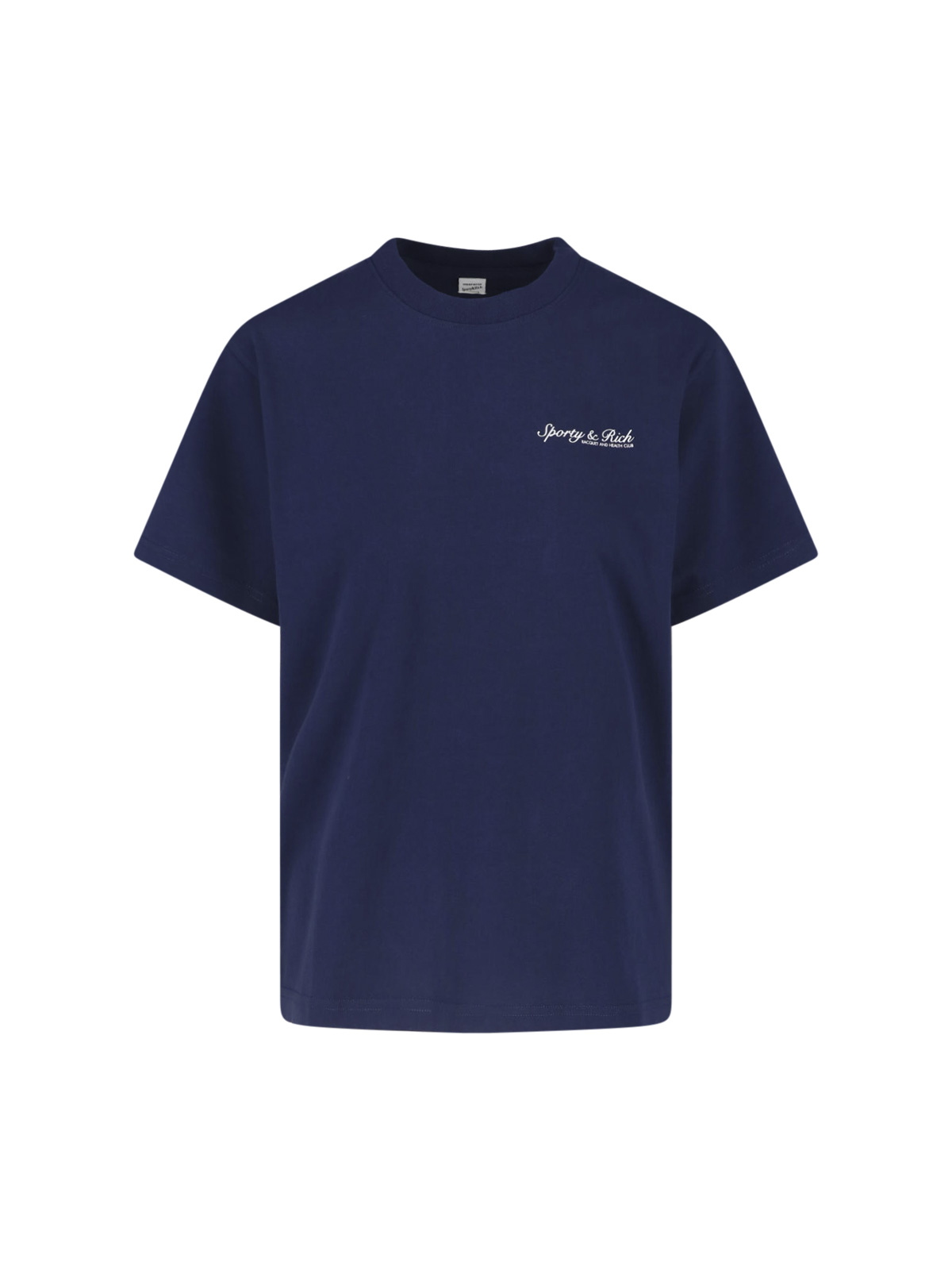 [SPORTY & RICH] T-shirts Short Sleeve SS26 TO11975325BL106DARK NAVY WHITE
