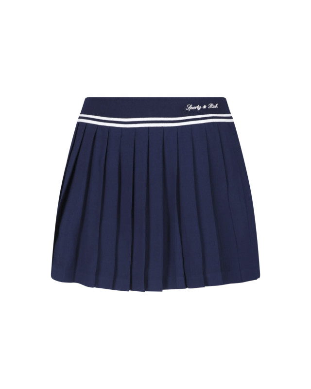 [SPORTY & RICH] Mini skirt SS26 SK01275326BL106DARK NAVY
