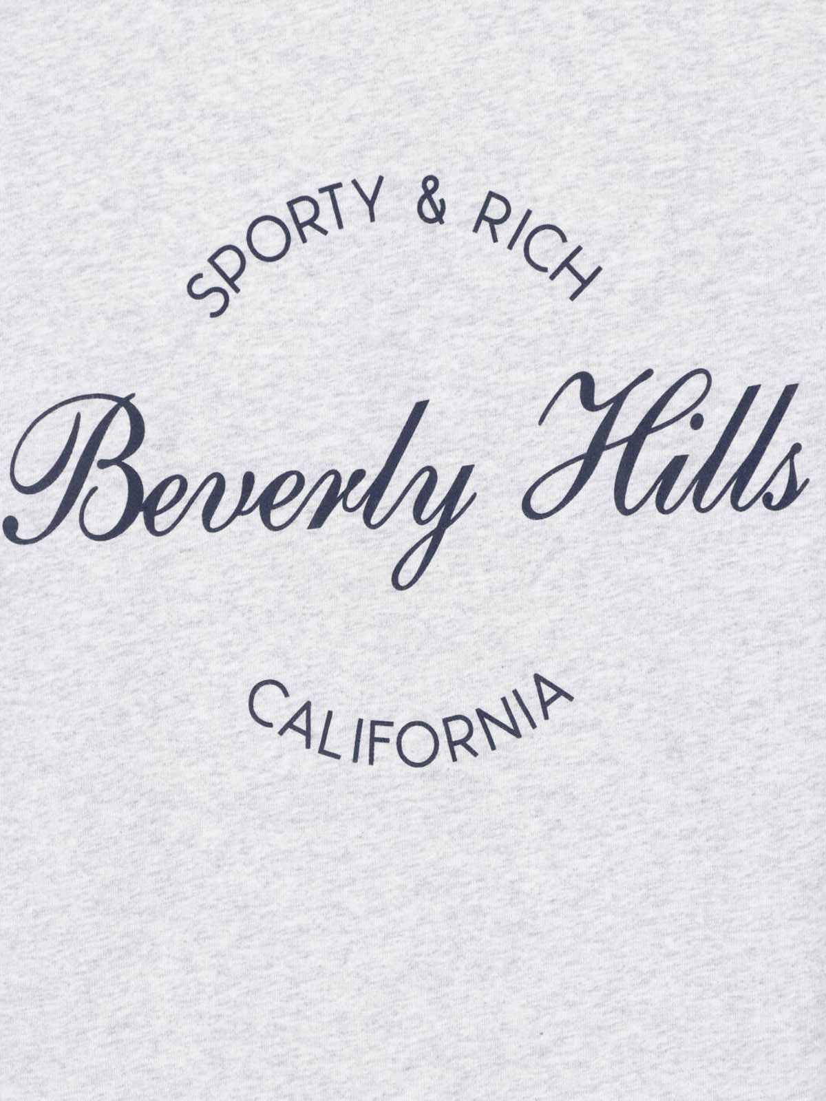 [SPORTY & RICH] T-shirts Short Sleeve SS26 TO11976257GY03HEATHER GRAY NAVY