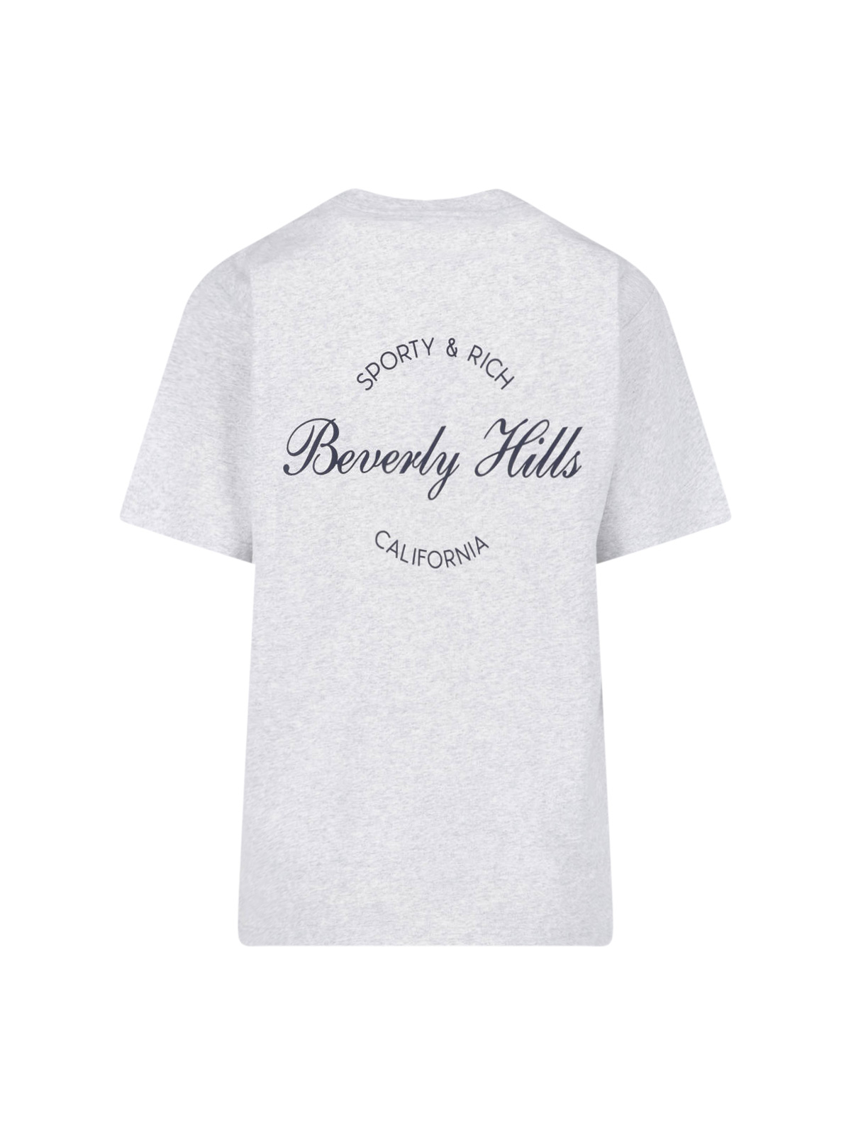 [SPORTY & RICH] T-shirts Short Sleeve SS26 TO11976257GY03HEATHER GRAY NAVY