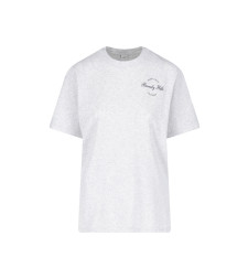 [SPORTY & RICH] T-shirts Short Sleeve SS26 TO11976257GY03HEATHER GRAY NAVY