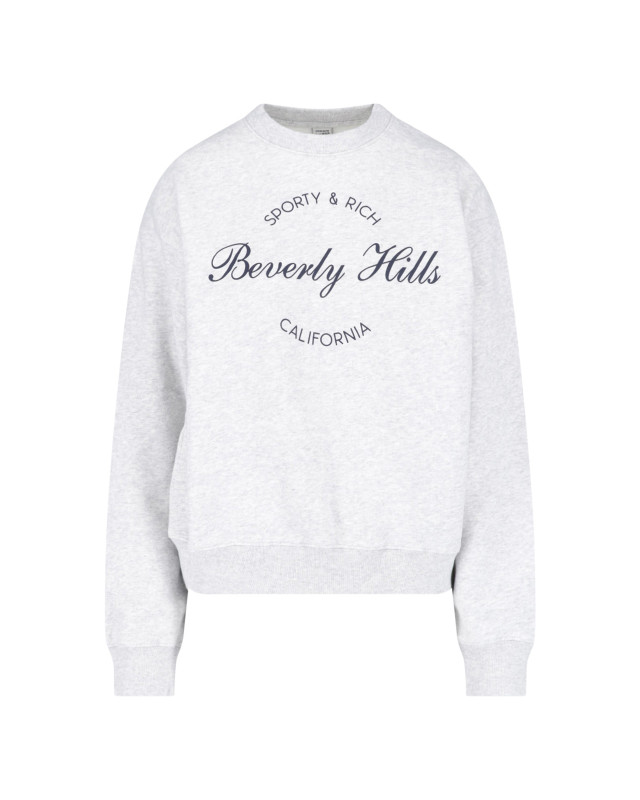 [SPORTY & RICH] Sweatshirt SS26 ST09876257GY03HEATHER GRAY NAVY