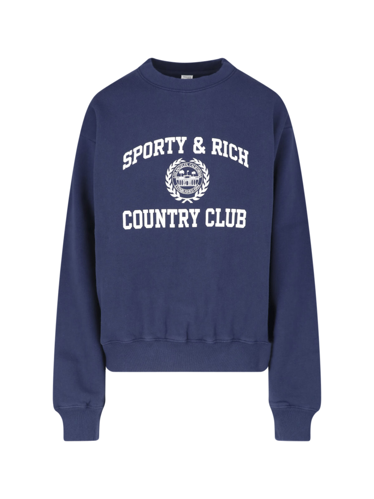 [SPORTY & RICH] Sweatshirt SS26 ST09876218BL106DARK NAVY WHITE