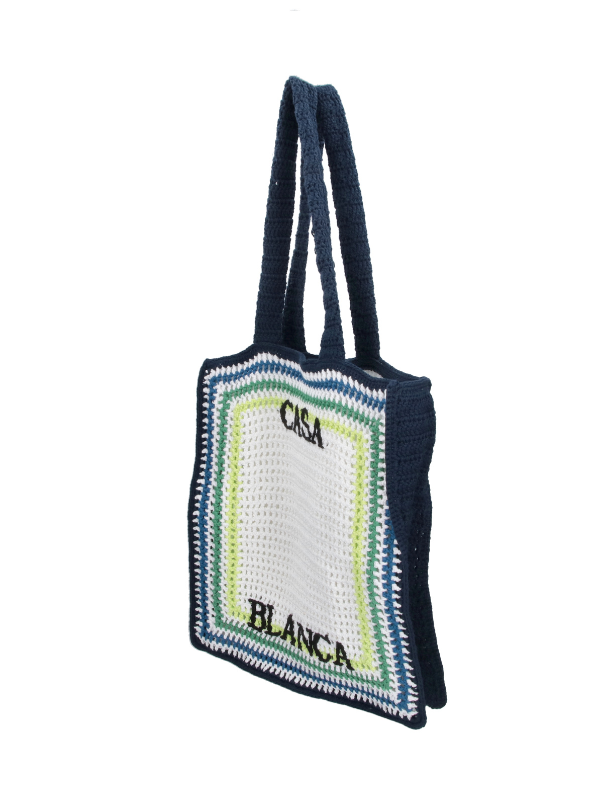 [Casablanca] Tote bag SS26 A SP26 BAG 187 01 EX BCWHITE BLUE STRIPE