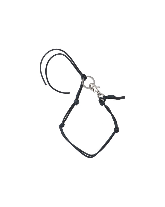 [Our Legacy] Necklace SS26 A2208LBLBLACK LEATHER