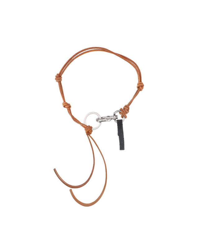 [Our Legacy] Necklace SS26 A4228LNNATURAL LEATHER