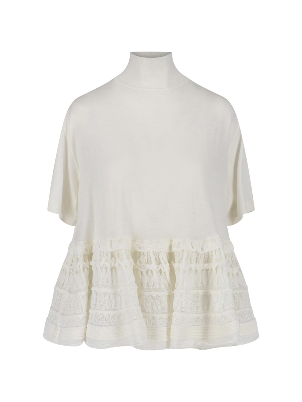 [Alaia] Shirts Short Sleeve SS26 AA9H1393K164C000