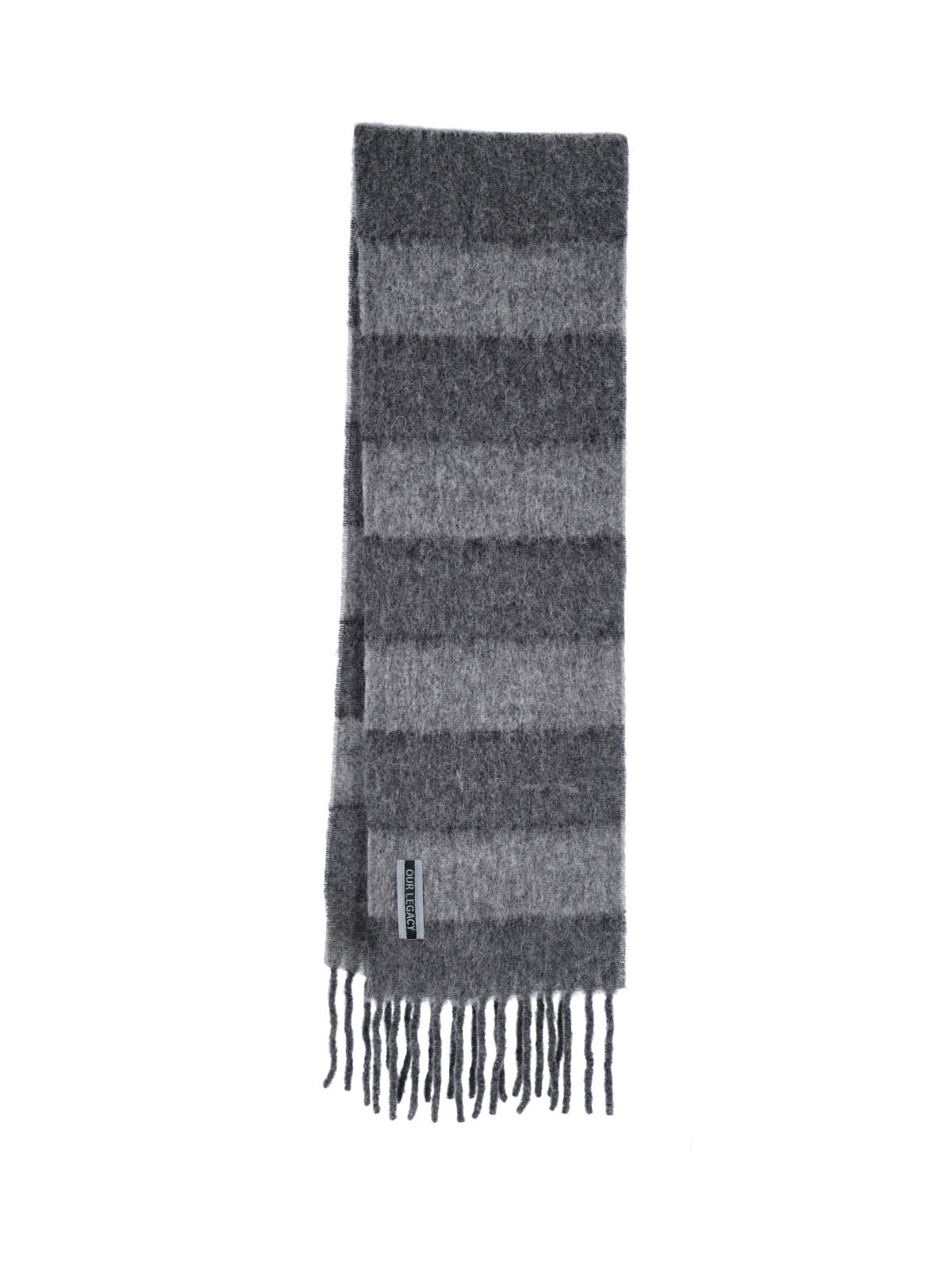 [Our Legacy] Scarf SS26 A2268ESSTATIC STRIPE FUZZY ALPACA