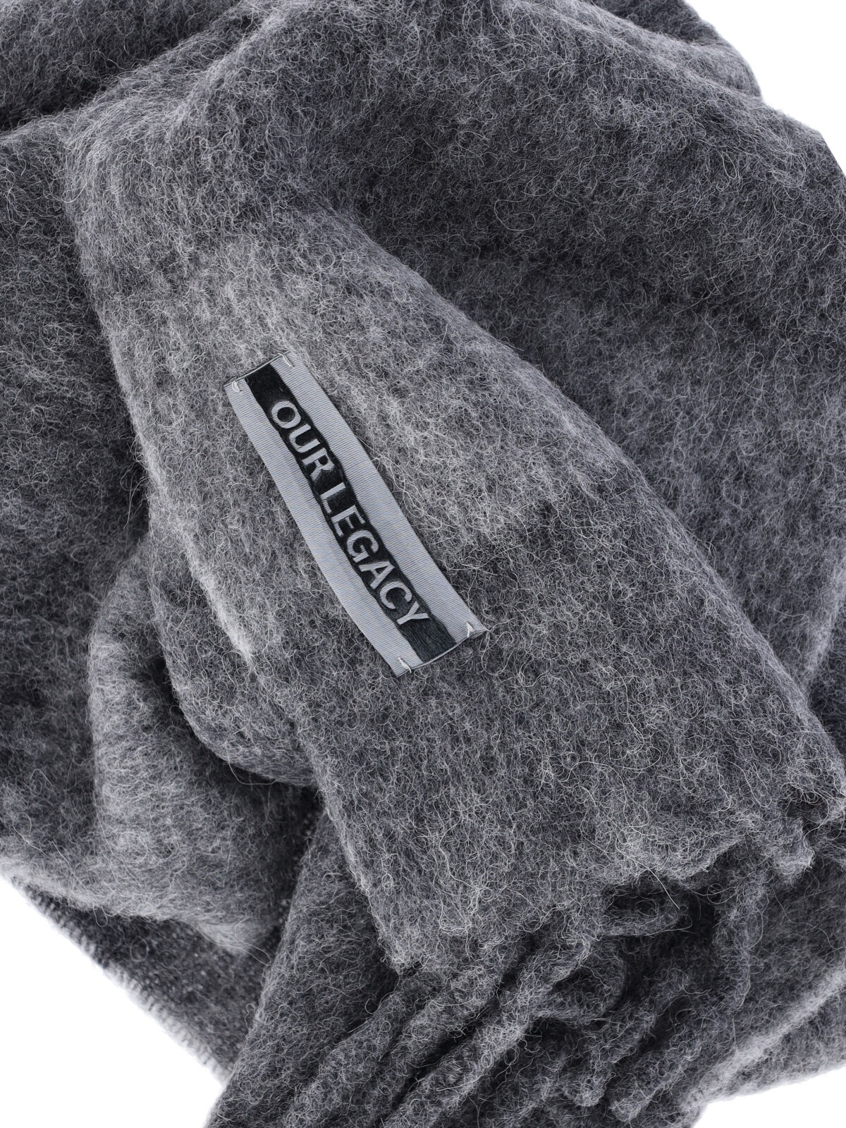 [Our Legacy] Scarf SS26 A2268ESSTATIC STRIPE FUZZY ALPACA