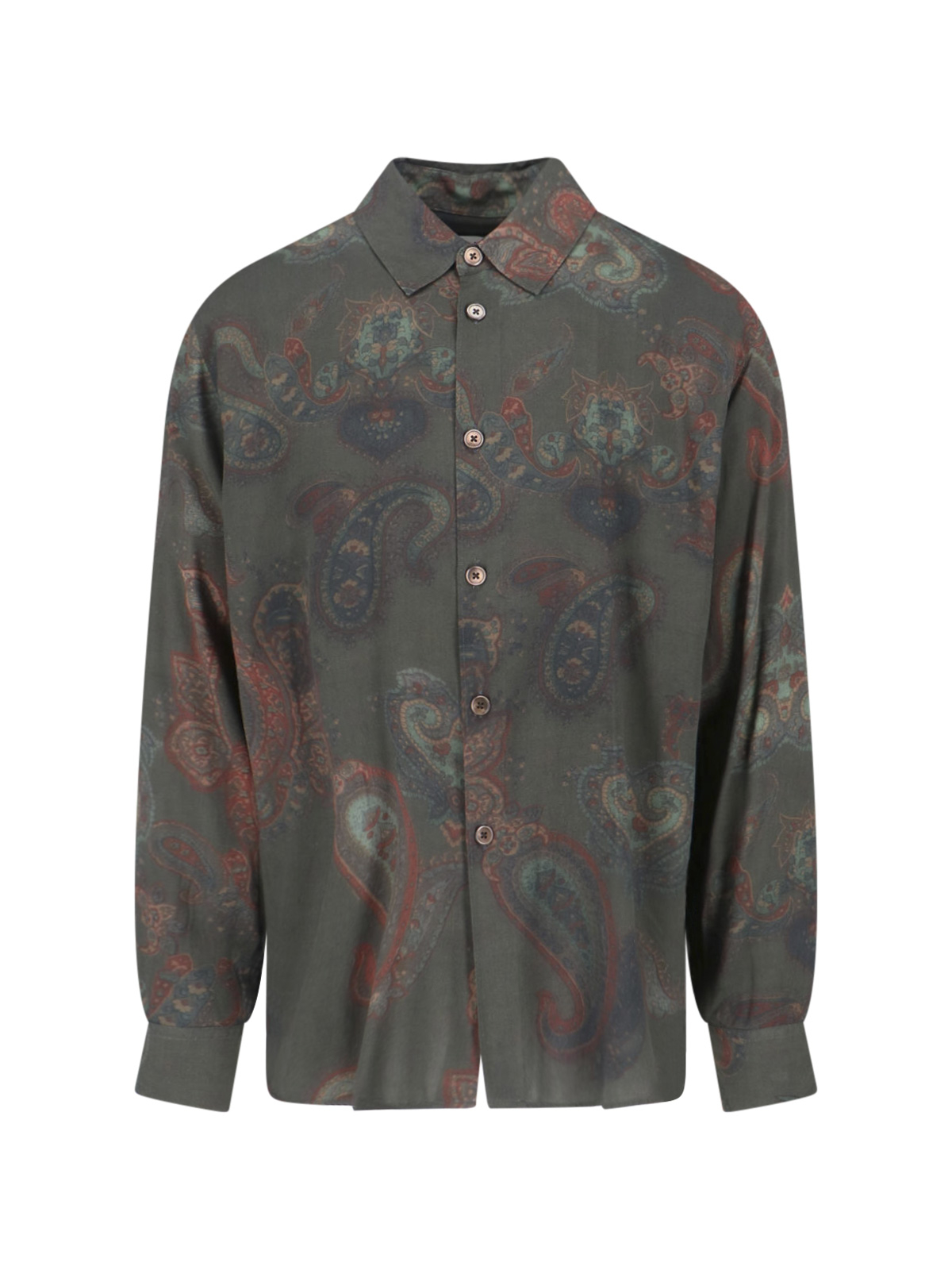 [Our Legacy] Shirts Long Sleeve SS26 M2262BFPFORGOTTEN PAISLEY PRINT