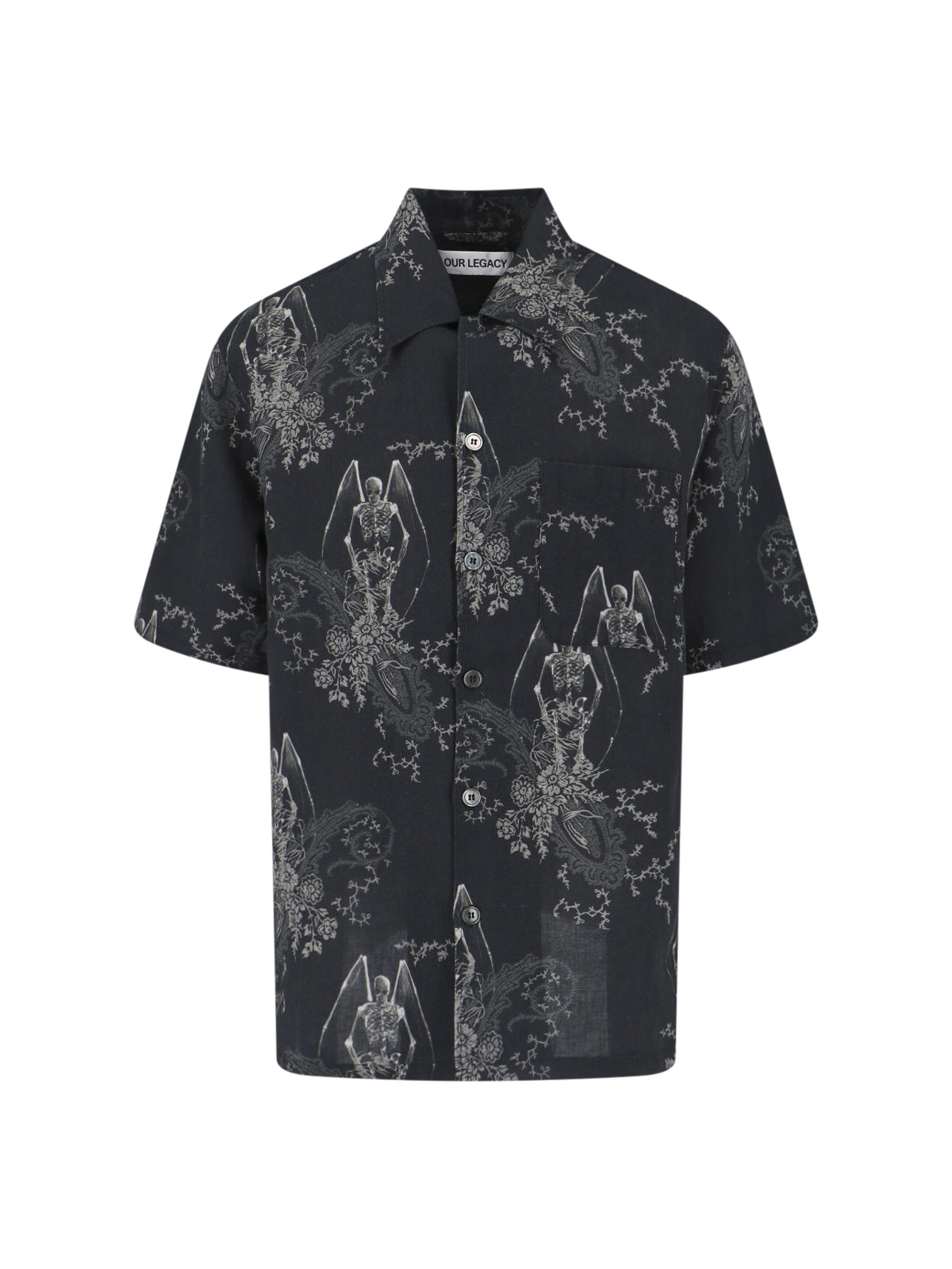 [Our Legacy] Shirts Short Sleeve SS26 M2262EDPDEATH PAISLEY PRINT