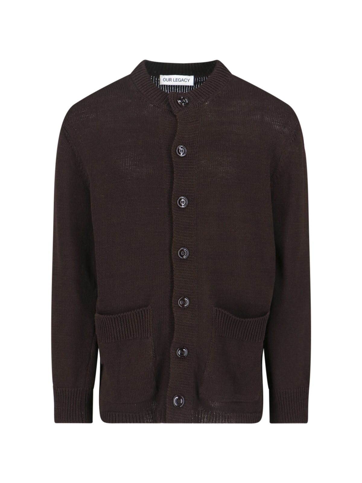 [Our Legacy] Knitwear SS26 M2263PBBLACK COFFEE COTTON RAFIA